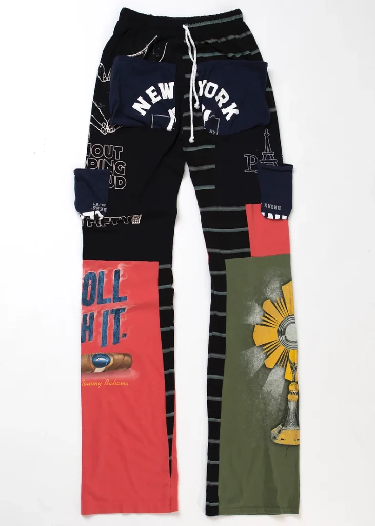 sustainable fashion designer nigel xavier new york sweat pants
